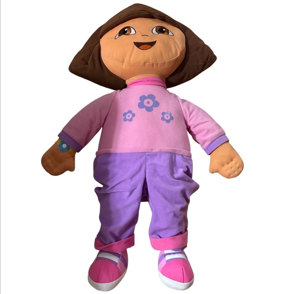 Vintage Dora the Explorer Large Stuffed Doll Plush Nickelodeon